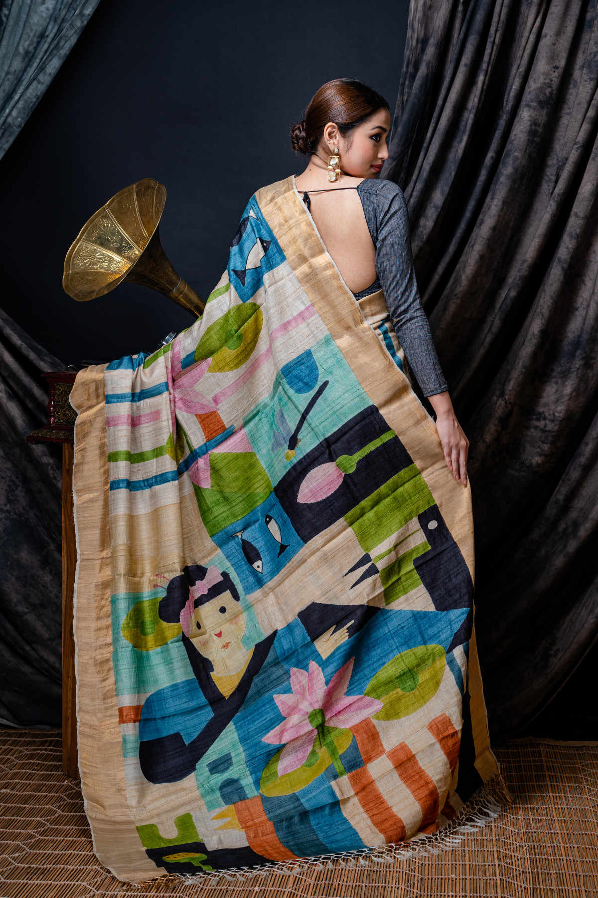 Tussar Silk Saree